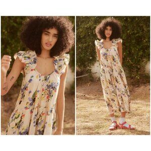 💕THE GREAT.💕 The Dove Dress ~ Bright Grove Floral Print Size 1 = Small